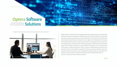Optera Software Solutions newsletter illustration Optera Software Solutions newsletter illustration